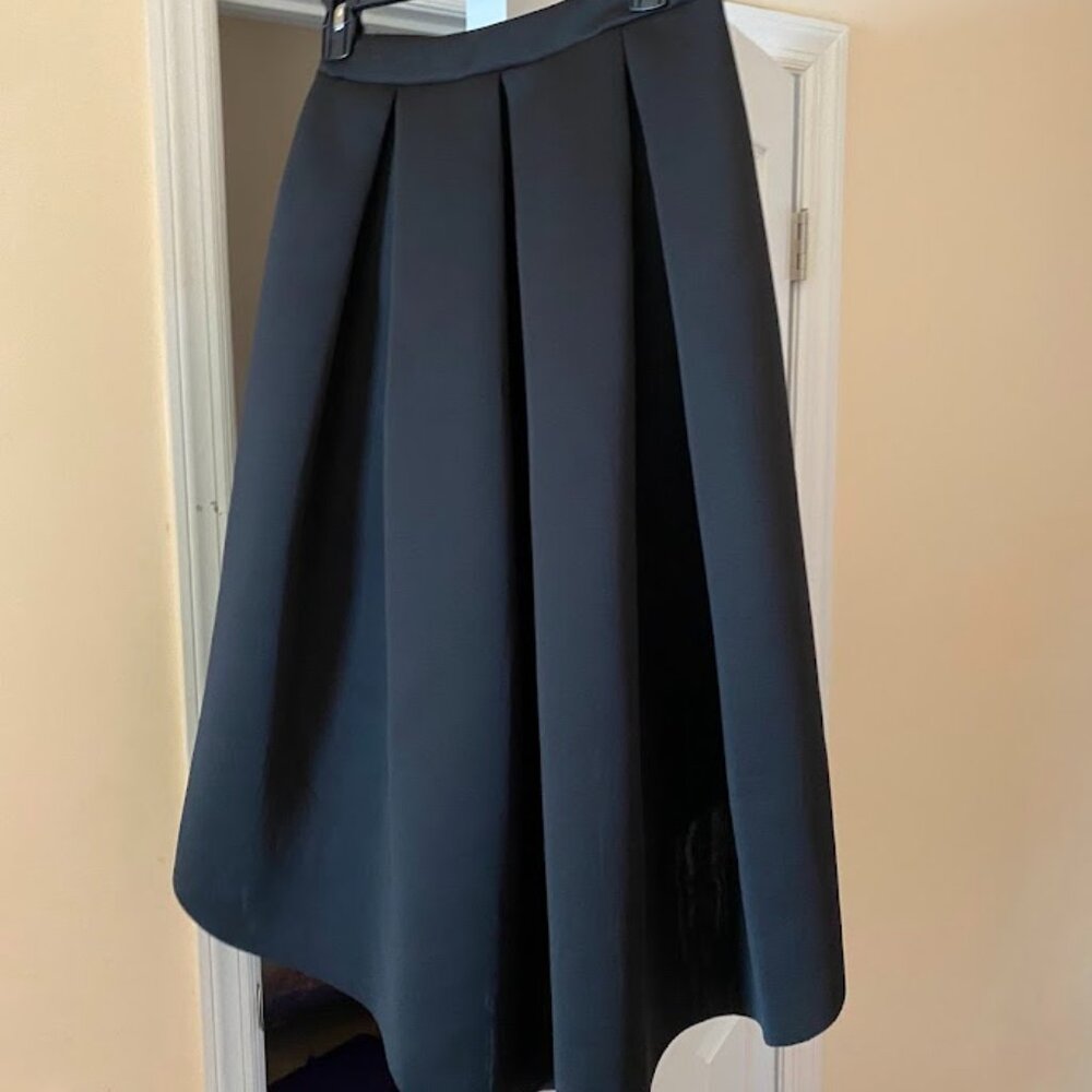 black scuba high low skirt PERFECT CONDITION